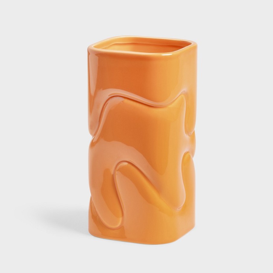 Vases | &K Vase Puffy Orange