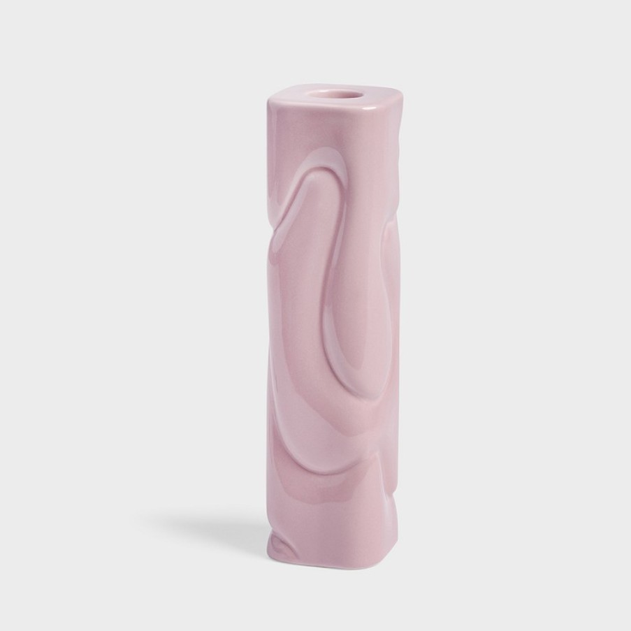 Candle Holders | &K Candle Holder Puffy Pink