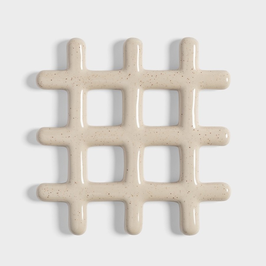 Coasters | &K Trivet Grid Speckle