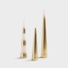 Candles | &K Candle Javelin Gold Set Of 3