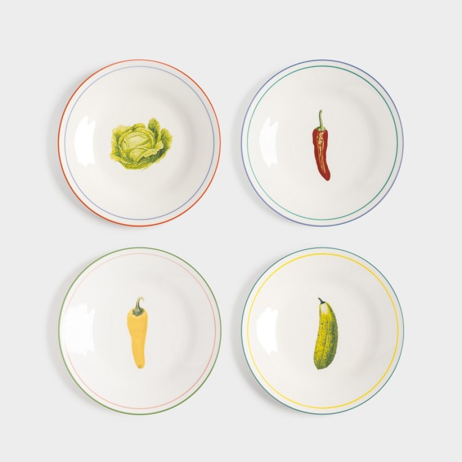 Plates | &K Plate Vegetable Large Set Of 4