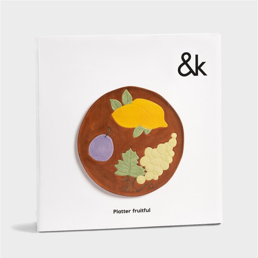 Plates | &K Platter Fruitful Grape