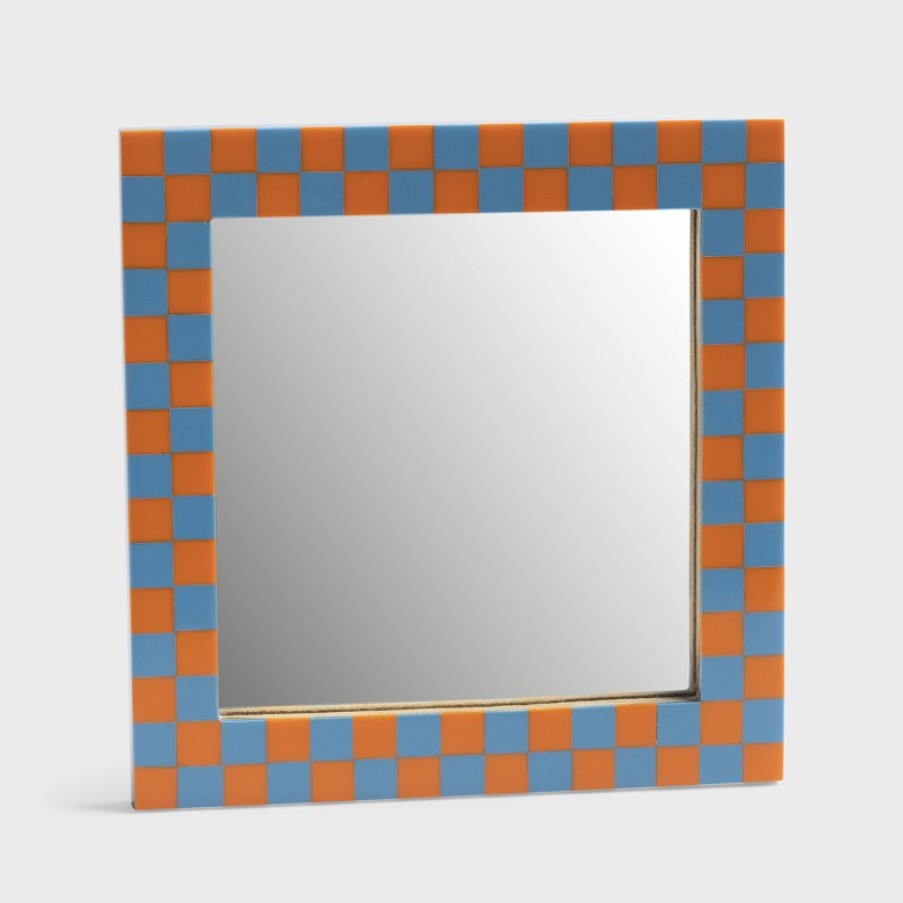 Mirrors | &K Mirror Check Standing Orange