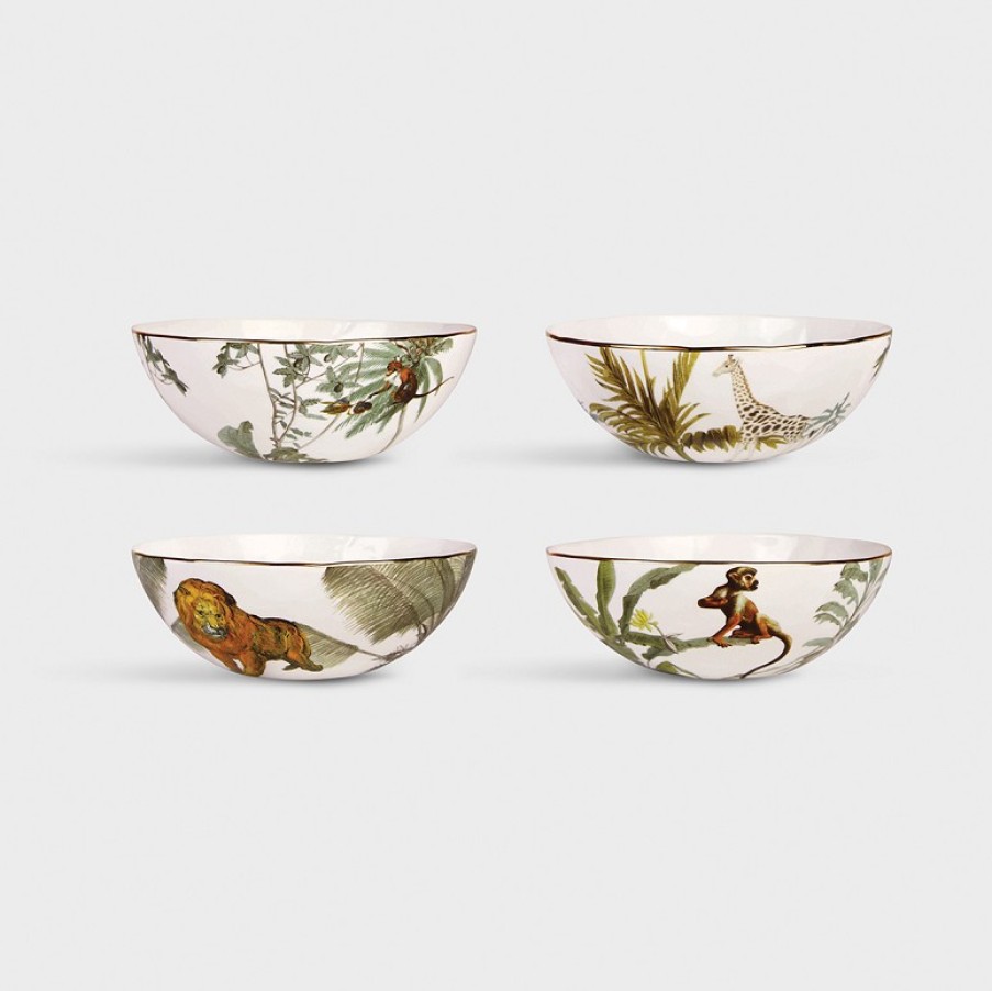 Bowls | &K Bowl Jungle Set Of 4