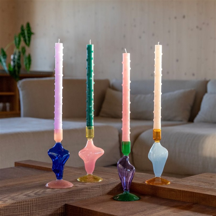 Candle Holders | &K Candle Holder Flux Lilac