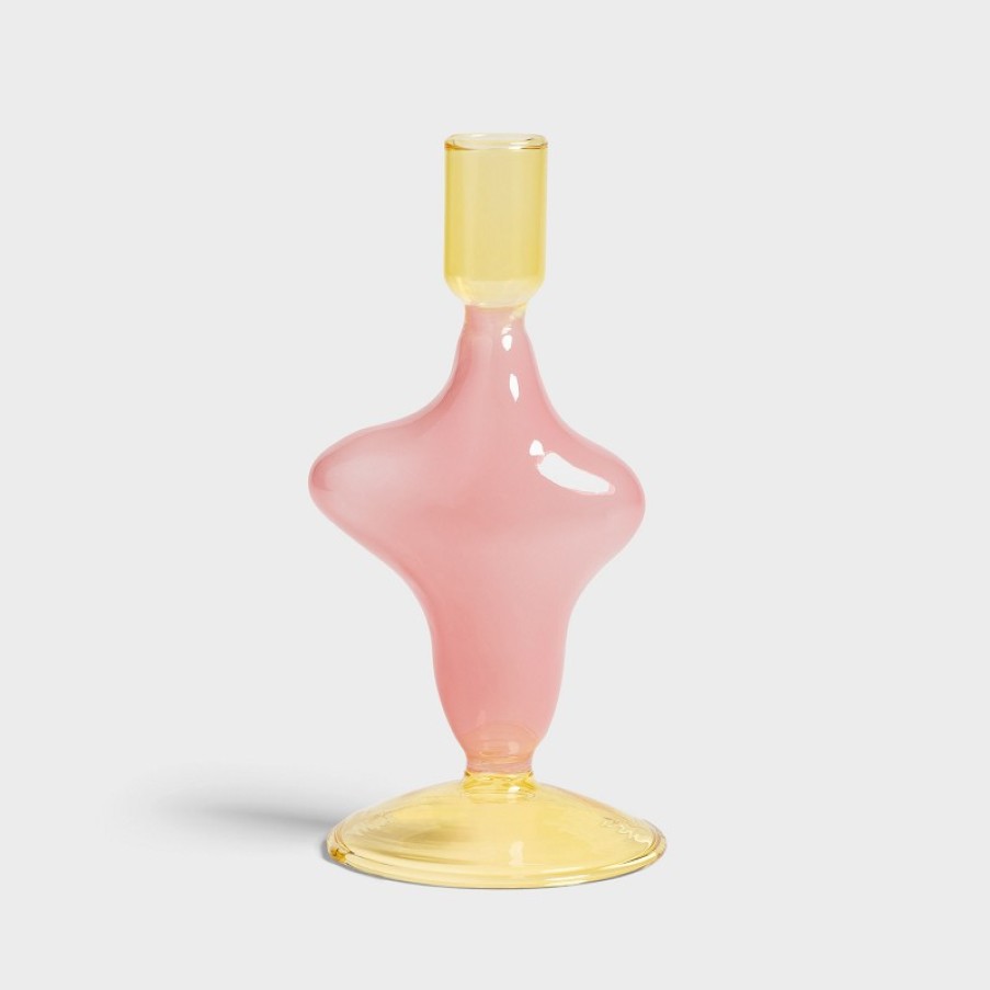 Candle Holders | &K Candle Holder Flux Pink