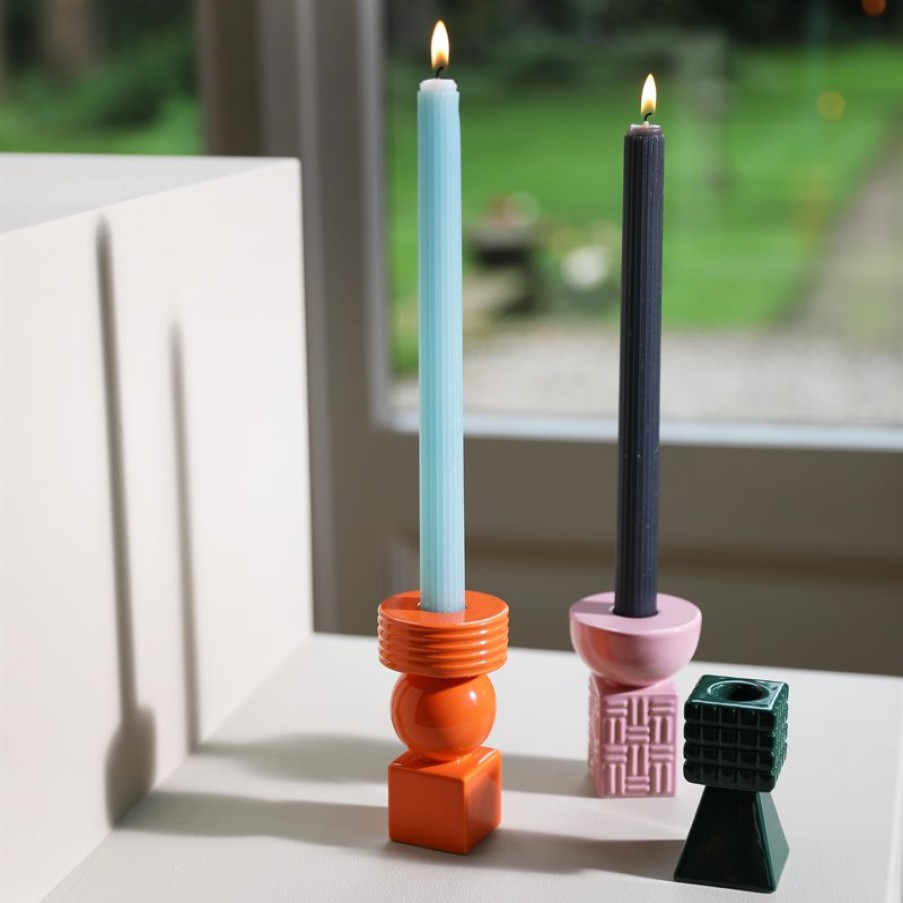 Candle Holders | &K Candle Holder Stack Pink