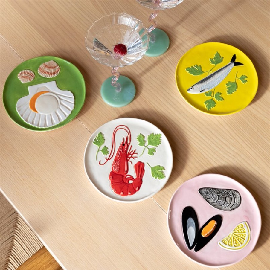 Plates | &K Plate De La Mer Set Of 4