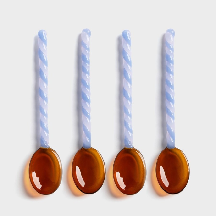 Cutlery | &K Spoon Duet Amber Set Of 4