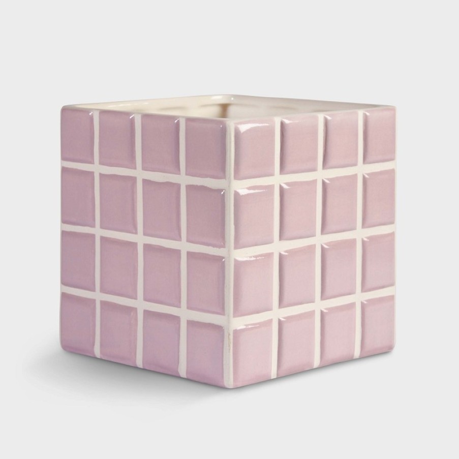 Vases | &K Planter Tile Lilac