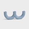 Candle Holders | &K Candle Holder Churros Light Blue