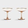 Glasses | &K Coupe Champagne Pink Set Of 2