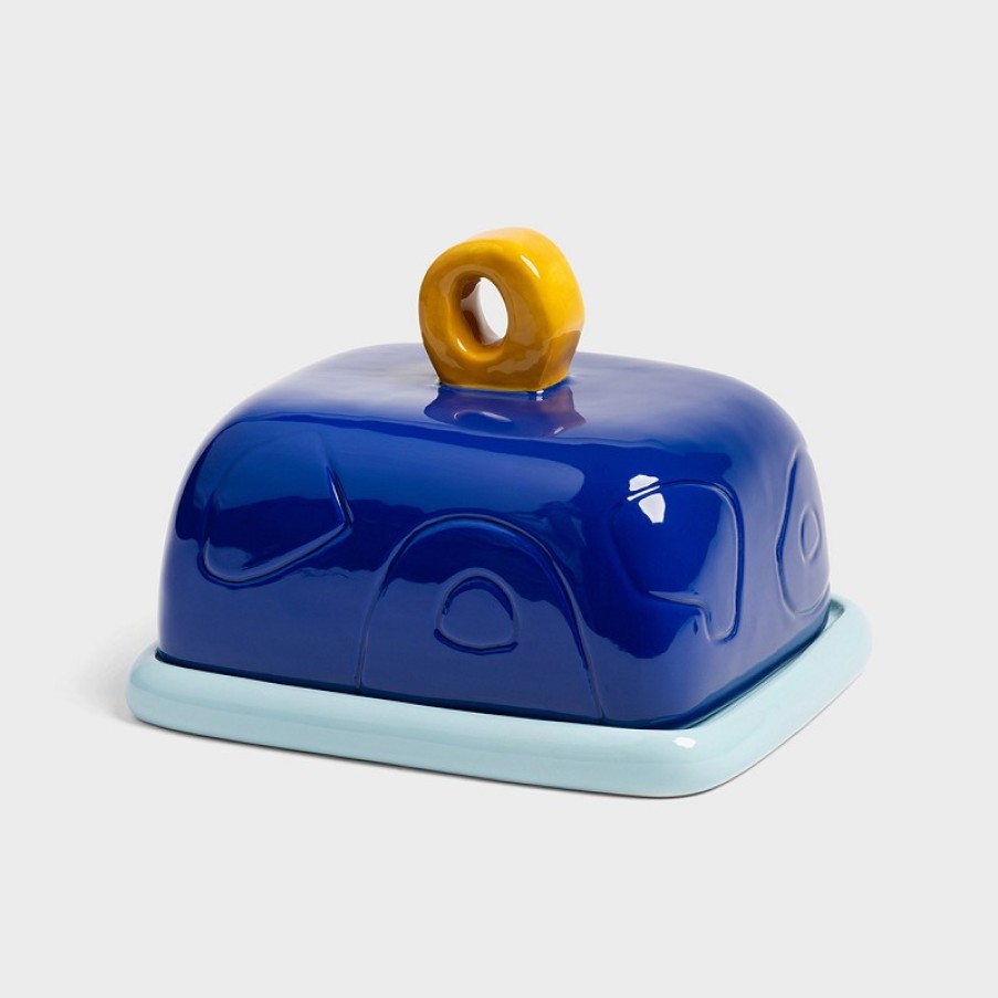 Various | &K Butter Dish Sketch Blue