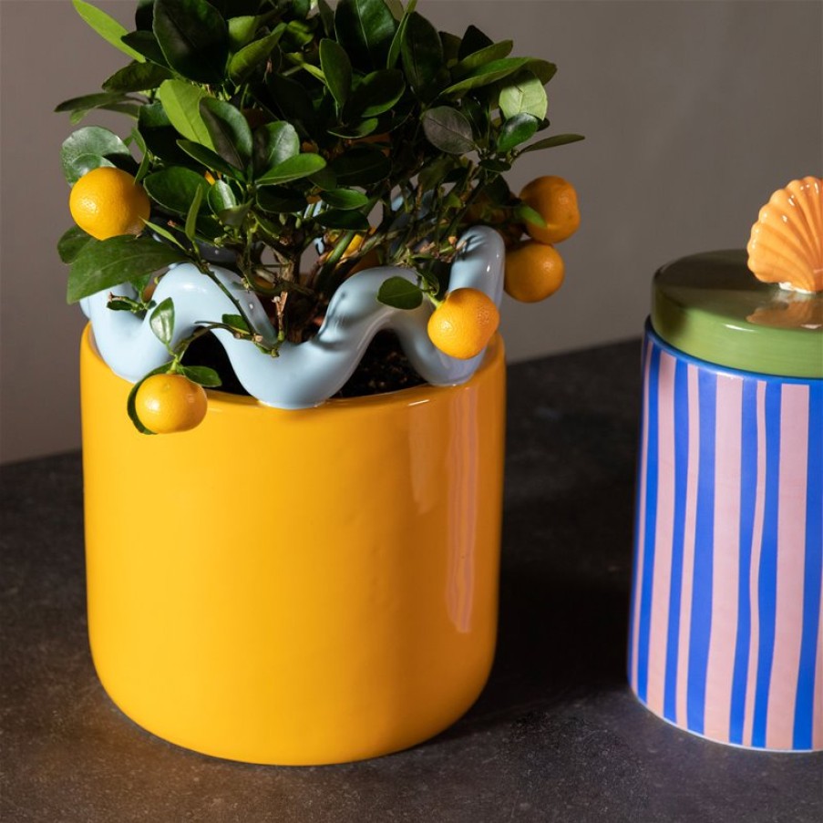 Vases | &K Planter Sway Orange