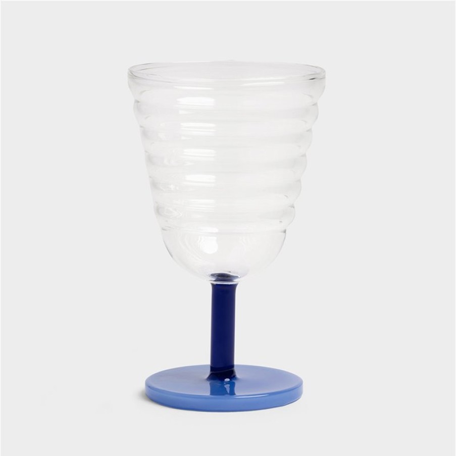 Glasses | &K Goblet Mingle Blue Set Of 2