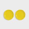 Plates | &K Plate Perle Yellow Set Of 2