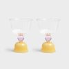 Glasses | &K Glass Tulip Caramel Set Of 2